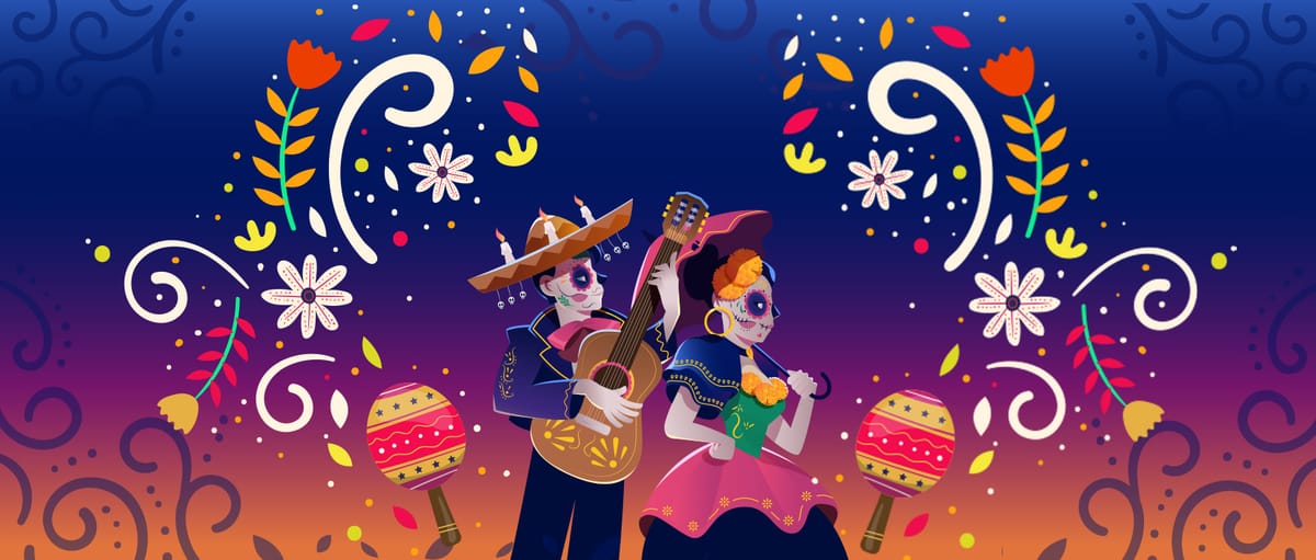 Celebrating the dead...