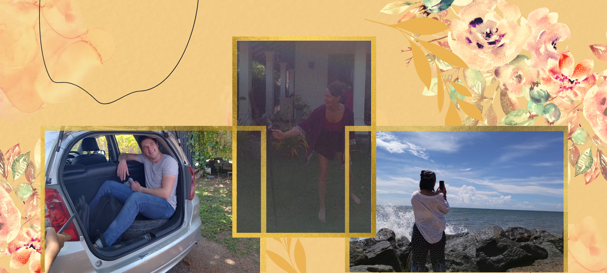 Away from the family; with a familia