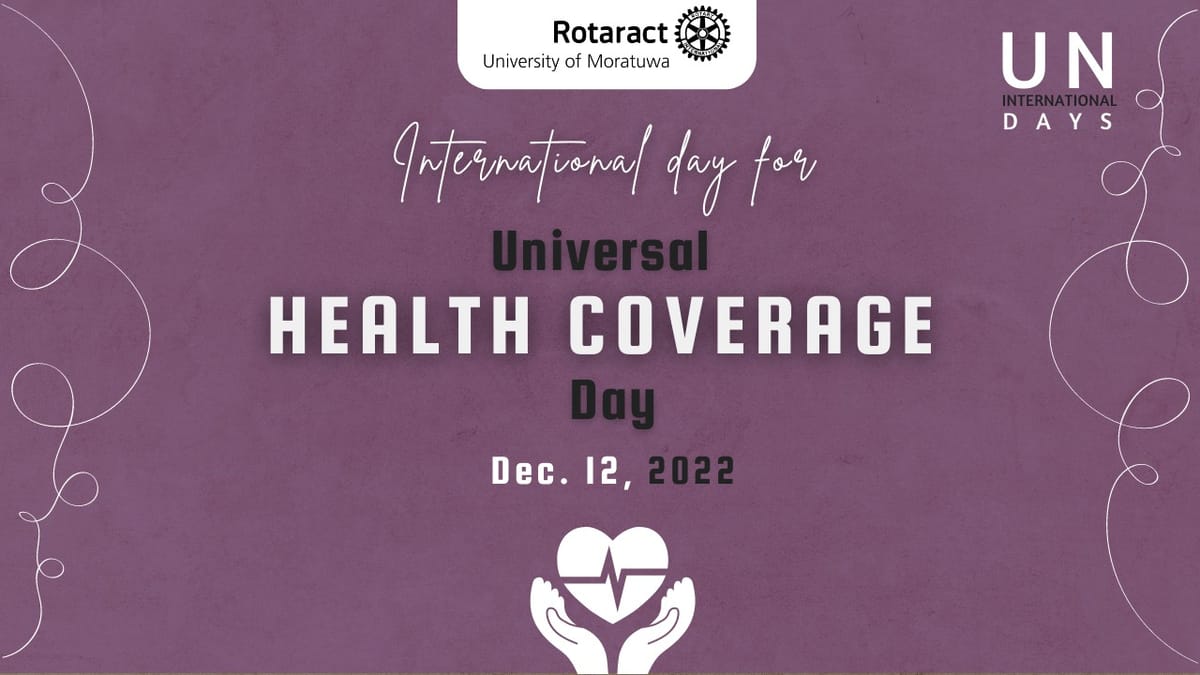 Universal Health Coverage Day 2022