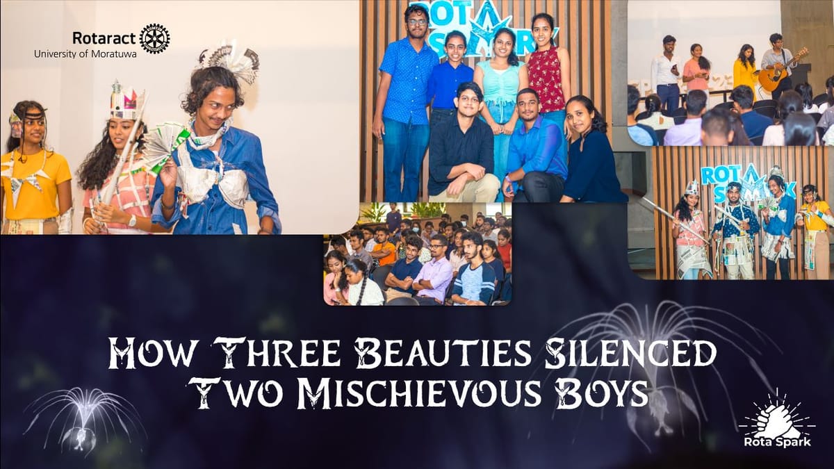 How Three Beauties Silenced Two Mischievous Boys