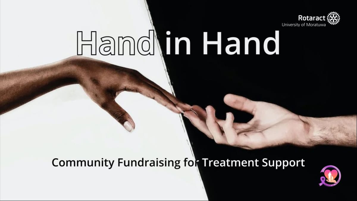 Hand in Hand: Community Fundraising for Treatment Support