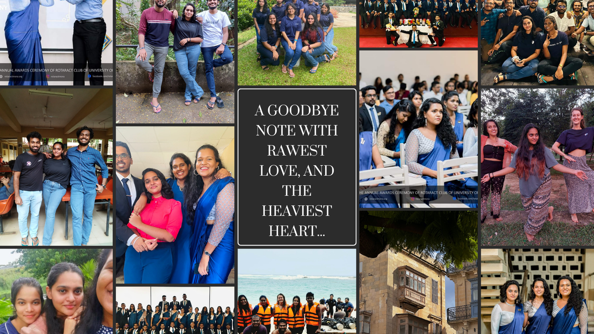 A goodbye note with rawest love, and the heaviest heart...