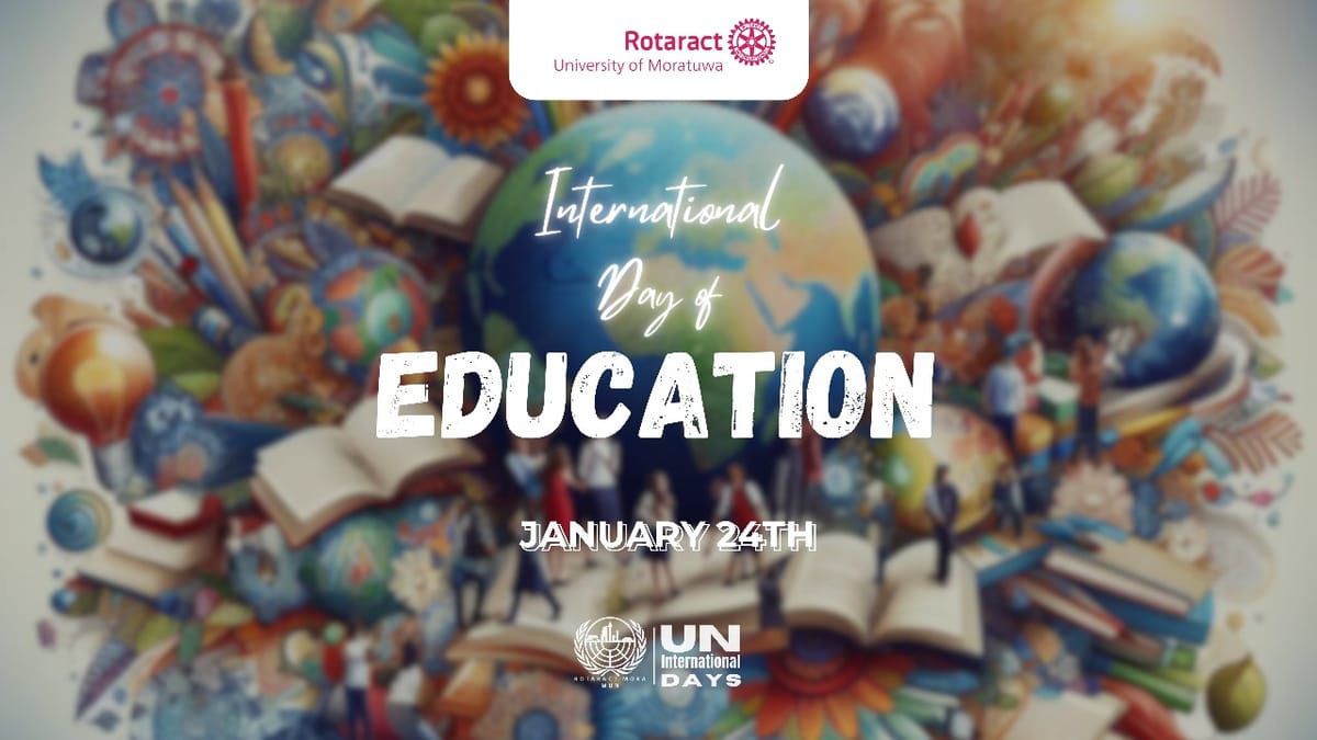 Celebrating International Day of Education: Empowering Minds, Transforming Futures