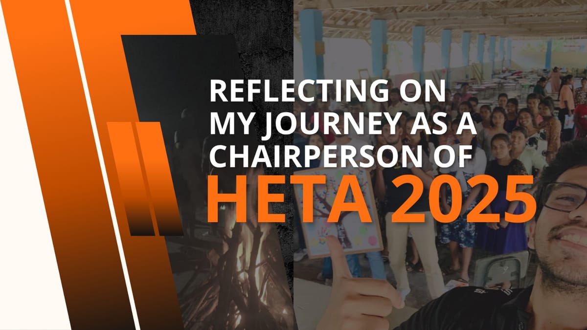 Reflecting on My Journey as a Chairperson of HETA 2025
