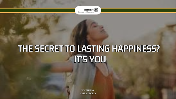 The Secret to Lasting Happiness? It's You