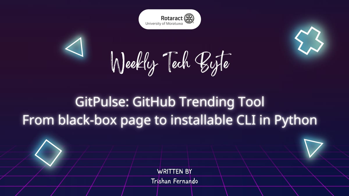 GitPulse: GitHub Trending Tool