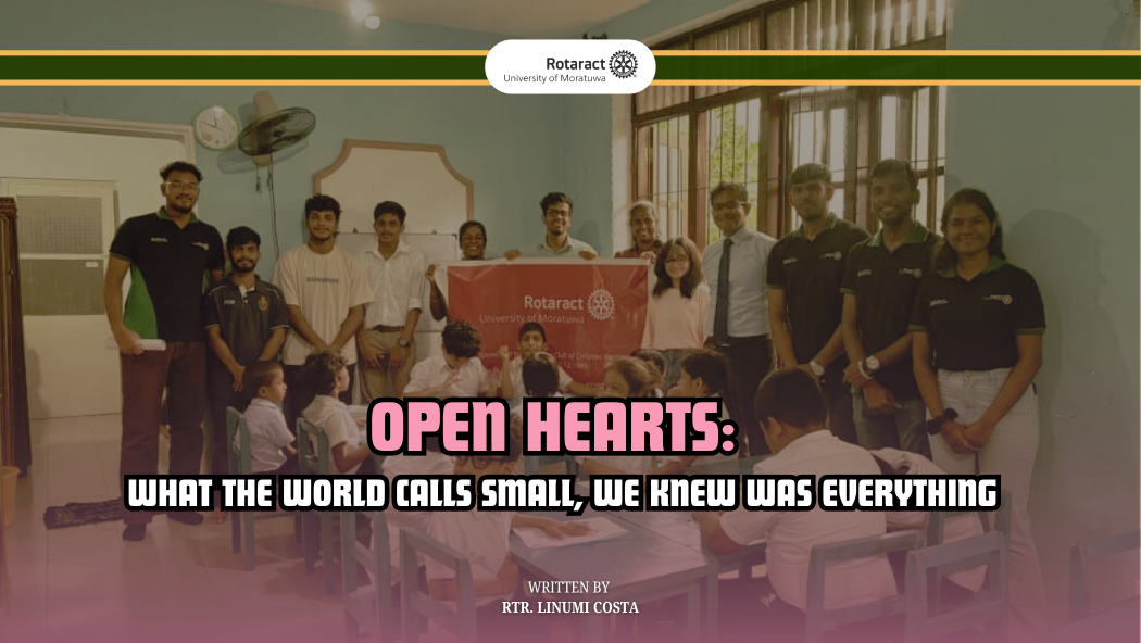 What the World Calls Small, We Knew Was Everything