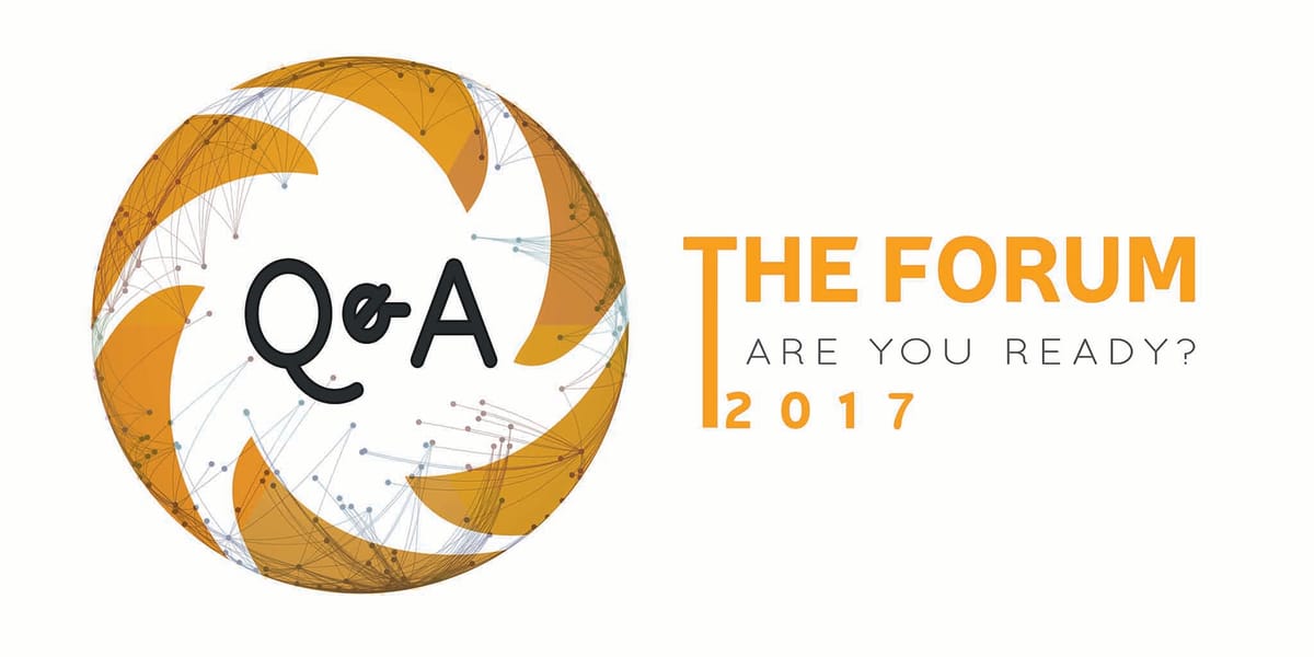 Pursue Your Passion - The Forum - Are You Ready? - 2017
