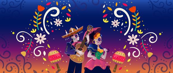 Celebrating the dead...