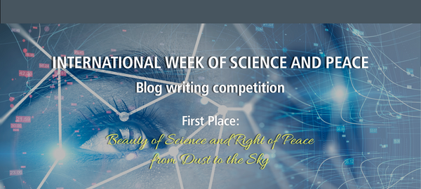 The beauty of science and the right of peace from dust to the sky...