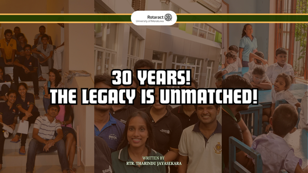 30 Years! The legacy is Unmatched!