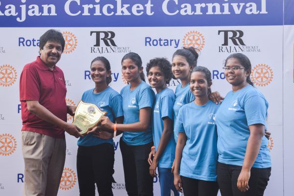 Rotaract Mora Ladies make their mark at TRR Rajan Cricket Carnival